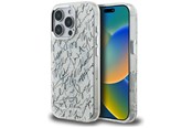 Handys - Cover & Cases - Karl Lagerfeld IML Karl Script Pattern MagSafe Case for iPhone 16 Pro Max - White - 3666339467470