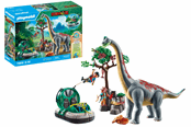 Playmobil - Playmobil Dinos - Brachiosaurus mit Hovercraft - 71819