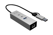 USB-Hubs - I-Tec - hub - 3 ports USB-Hubs - 3 - Grau - CAMETALG325HUB