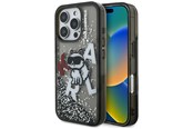 Handys - Cover & Cases - Karl Lagerfeld Liquid Glitter Choupette Logo Case for iPhone 16 Pro Max - Black - 3666339464059
