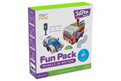 Kreativ-Spiele - myFirst 3dPen Make Filaments Fun Pack Wheels in Mo - FP3304AC-WM01