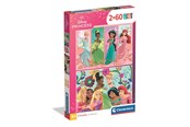 Puzzle - Clementoni Puzzle Disney Princess 2x60 pieces Boden - 24824