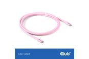 USB Kabel - Club 3D - USB-C cable - 24 pin USB-C to 24 pin USB-C - 2 m - CAC-3002