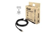 Display Kabel - Club 3D - video adapter cable - 24 pin USB-C to Mini DisplayPort - 2 m - CAC-1561