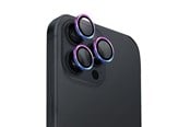 Handys - Schutzfolie - UNIQ Optix Aluminum Camera Lens Protector Tempered Glass Camera Protector Phone Camera With Applicator For iPhone 16 Pro / 16 Pro Max - Iridescent - 8886463690383
