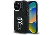 Handys - Cover & Cases - Karl Lagerfeld Silicone Karl Sketch MagSafe Case for iPhone 16 Pro Max - Black - 3666339462611
