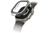 Smartwatch - Accessories - UNIQ Voute Tempered Glass Case for Apple Watch Ultra 49mm - Silver - 8886463691960