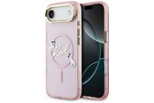 Handys - Cover & Cases - Karl Lagerfeld IML Choupettes Karl Script Logo MagSafe iPhone Air Case - Pink - 3666339606206