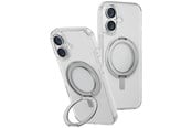 Handys - Cover & Cases - UNIQ Swivix 360 Rotating Kickstand Case for iPhone 16 - Transparent - 8886463691984