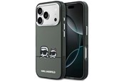Handys - Cover & Cases - Karl Lagerfeld IML Karl & Choupette Peekaboo Logo MagSafe Case for iPhone 17 Pro Max - Black - 3666339607180