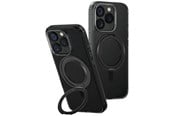 Handys - Cover & Cases - UNIQ Swivix 360 Rotating Kickstand Case for iPhone 16 Pro - Black - 8886463692011