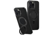 Handys - Cover & Cases - UNIQ Swivix 360 Rotating Kickstand Case for iPhone 16 Pro Max - Black - 8886463692042