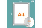 Konferenz und Präsentation - Nobo Premium Plus A4 Posterrahmen - 1915731