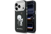 Handys - Cover & Cases - Karl Lagerfeld Karl & Choupette Back Logo MagSafe Case for iPhone 17 Pro Max - Black - 3666339605742