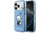 Handys - Cover & Cases - Karl Lagerfeld Karl & Choupette Back MagSafe Case for iPhone 17 Pro Max - Blue - 3666339607821