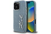 Handys - Cover & Cases - Karl Lagerfeld FW Jeans Signature Logo iPhone 16 Pro Max Case - Blue - 3666339458652