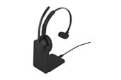 Kopfhörer/Headsets - Jabra Evolve3 45 MS - USB-C with Dongle - Mono (Charging Stand) - 34599-899-889
