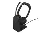 Kopfhörer/Headsets - Jabra Evolve3 65 MS - USB-C with Dongle - Stereo (Incl. Charging Stand) - 36599-999-889