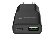 Handys - Adapter und Ladegeräte - Natec Ribera power adapter - GaN slim - USB USB-C - 20 watt - NUC-2377