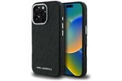 Handys - Cover & Cases - Karl Lagerfeld FW Stamped Karl MagSafe Case for iPhone 16 Pro Max - Black - 3666339455415