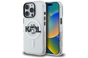 Handys - Cover & Cases - Karl Lagerfeld IML Choupette Sketch Logo MagSafe Case for iPhone 16 Pro - Clear - 3666339461706