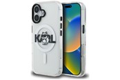 Handys - Cover & Cases - Karl Lagerfeld IML Choupette Sketch Logo MagSafe iPhone 16 Case - Clear - 3666339461683