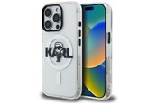 Handys - Cover & Cases - Karl Lagerfeld IML Karl Sketch Logo MagSafe Case for iPhone 16 Pro Max - Clear - 3666339461171