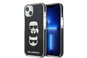 Handys - Cover & Cases - Karl Lagerfeld Karl&Choupette Head Case for iPhone 13 - Black - 3666339048655