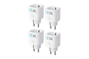 Smart-Home - Meross MEROSS MSS315CFH-EU Smarte Steckdose mit Energieüberwachung (Matter) (4er-Set) - MSS315CFHQUA-EU