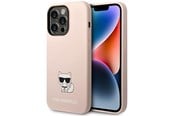 Handys - Cover & Cases - Karl Lagerfeld KLHCP14LSLCTPI iPhone 14 Pro 6.1 "hardcase light pink / light pink Silicone Choupette Body - 3666339076658
