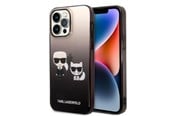 Handys - Cover & Cases - Karl Lagerfeld KLHCP14LTGKCK iPhone 14 Pro 6.1 "hardcase black / black Gradient Ikonik Karl & Choupette - 3666339086428