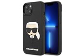 Handys - Cover & Cases - Karl Lagerfeld KLHCP14MKH3DBK iPhone 14 Plus 6.7 "black / black hardcase 3D Rubber Karl's Head - 3666339086459