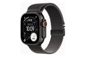 Smartwatches, Pulsuhren, Sportuhren & Schrittzähler - Apple Watch Ultra 3 GPS + Cellular 49mm Black Titanium Case with Black Titanium Milanese Loop - Small - MF1N4DH/A