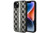 Handys - Cover & Cases - Karl Lagerfeld KLHCP14MPGKLSKG iPhone 14 Plus 6.7 "hardcase gray / gray Monogram Stripe - 3666339084899
