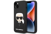 Handys - Cover & Cases - Karl Lagerfeld KLHCP14MSLKHBK iPhone 14 Plus 6.7 "hardcase black / black Silicone Karl`s Head - 3666339085414