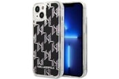 Handys - Cover & Cases - Karl Lagerfeld KLHCP14SLMNMK iPhone 14 6.1 "hardcase black / black Liquid Glitter Monogram - 3666339076238