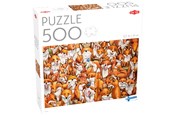 Puzzle - Tactic 500 pcs puzzle: Foxes - 59214