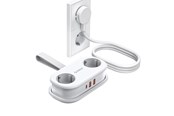 Stromkabel (Extern) - ORICO AP3 20W GaN 5in1 Power Strip 2x AC + 2x USB-A + 1x USB-C - White - AP3-2A2U1C-PRO-EU-WH-HU