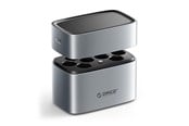 Batterien und Akkus - ORICO EV8 AA Lithium Battery Charger with Storage Function - Silver - EV8-EP-HU