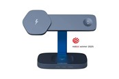Handys - Adapter und Ladegeräte - Canyon Hexagon 3-in-1 Kabelloses Ladegerät 15W, Dunkelgrau - CNS-WCS310DGBL