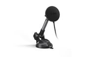 Handys - Anderes Zubehör - SBS Telescopic smartphone holder with inductive chargerwith suction cup compatible with MagSafe - black - TESUPPMAG15WLONGARM