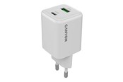Handys - Adapter und Ladegeräte - Canyon 45W GaN Ladegerät USB-C PD & USB-A, Weiß - CNS-CUW45AC