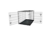 Hunde - Nobby Foldbart metal transportbur til bil S Sort - L62311