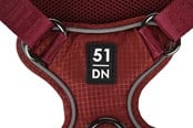 Hunde - 51 Degrees North 51 - Wanderful - H Harness - Trail - Burgundy - S - 51AWFHT203