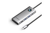 USB-Hubs - ORICO PW11 8in1 USB-C Docking Station 2x USB-A 3.0 1x USB-A 2.0 1x USB-C 3.0 1x USB-C PD 100W 1x HDMI 4K 60Hz 1x VGA 1080P 60Hz 1x RJ45 Gigabit Ethernet - Gray USB-Hubs - USB 3.0 - 8 Anschlüsse - Grau - PW11-8PC-GY-BP