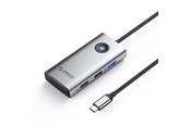 USB-Hubs - ORICO PW11-5P USB-C Hub Docking Station 1x USB-A 3.0 + 2x USB-A 2.0 + 1x USB-C PD + 1x HDMI - Gray USB-Hubs - USB 3.0 - Grau - T5-SV-EP-HU