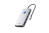 USB-Hubs - ORICO XCR 12in1 RGB USB-C Docking Station USB-Hubs - USB 3.1 - 12 - Grau - XCR-X2-GY-BP