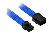 Stromkabel (Extern) - Nanoxia Single Sleeve - power extension cable - 6 pin PCIe power to 6 pin PCIe power - 30 cm - NX6PV3EB