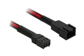 Stromkabel (Extern) - Nanoxia Single Sleeve - fan power extension cable - 3 pin Molex to 3 pin Molex - 30 cm - NX3PV3ESR