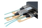 Netzwerk - Kabel - LevelOne 100GBase-AOC direct attach cable - 2 m - Blau - 2m - AOC-0502
